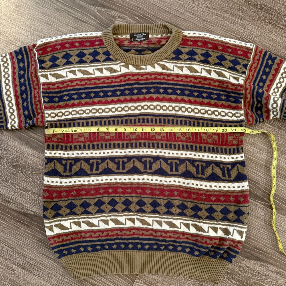 Dior Multicolor Patterned Sweater - image 6